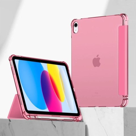 Etui Tech-Protect SC Pen Hybrid na iPad 10 / 2022 - różowe - przezroczyste Tech-Protect