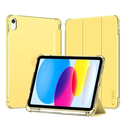 Etui Tech-Protect SC Pen Hybrid na iPad 10 / 2022 - żółte - przezroczyste Tech-Protect