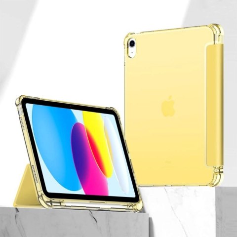 Etui Tech-Protect SC Pen Hybrid na iPad 10 / 2022 - żółte - przezroczyste Tech-Protect