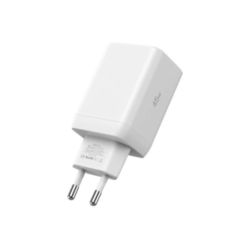 Ładowarka Tech-Protect NC45W-GAN 2-PORT PD45W - białe Tech-Protect