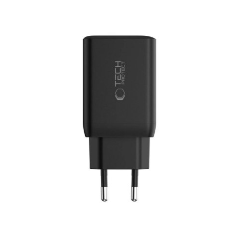 Ładowarka sieciowa Tech-Protect NC45W-GAN 2-PORT PD45W - czarne Tech-Protect