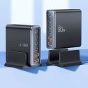 Stacja ładująca Tech-protect DC80W-GAN 6-PORT PD80W/QC3.0 - czarne Tech-Protect