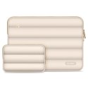 Torba na laptopa 13-14 Tech-Protect Puffy - beżowa Tech-Protect