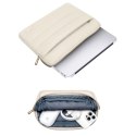 Torba na laptopa 13-14 Tech-Protect Puffy - beżowa Tech-Protect