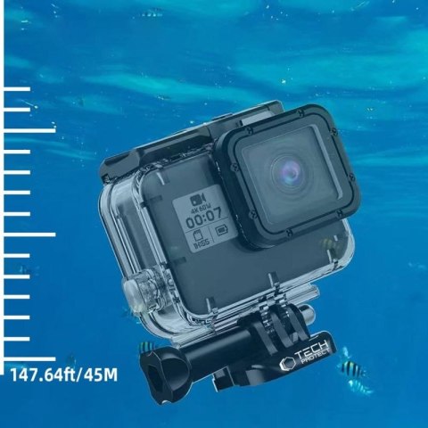 Etui Tech-Protect GA200 wodoodporne do GoPro Hero 5 / 6 / 7 - przezroczyste Tech-Protect