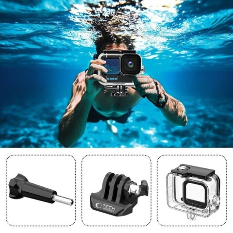 Etui Tech-Protect GA200 wodoodporne do GoPro Hero 9 / 10 / 11 / 12 - przezroczyste Tech-Protect