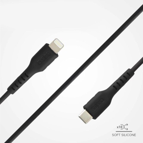 Kabel SBS TECABLELIGTC1K USB-C - Lightning 1m - czarny SBS