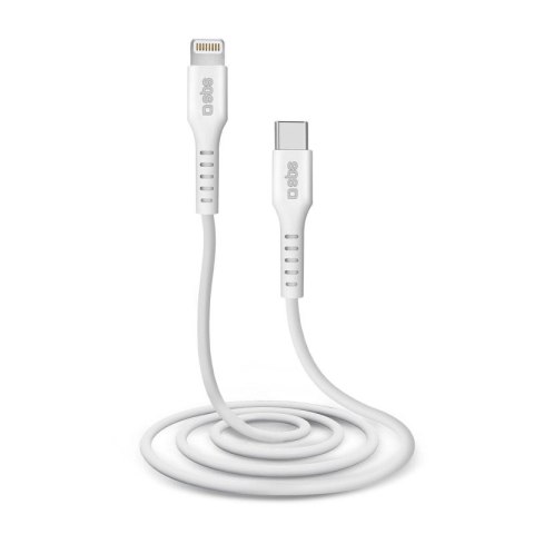 Kabel SBS TECABLELIGTC1W USB-C - Lightning z certyfikatem MFi, 1m - biały SBS