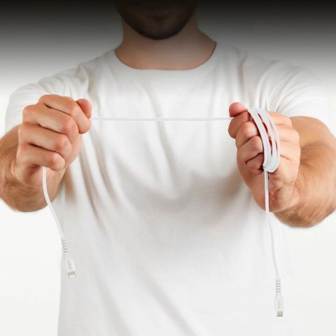 Kabel SBS TECABLELIGTC1W USB-C - Lightning z certyfikatem MFi, 1m - biały SBS