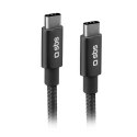 Kabel SBS TECABLETCC20BK USB-C - USB-C 25W Power Delivery 1,5m - szary SBS