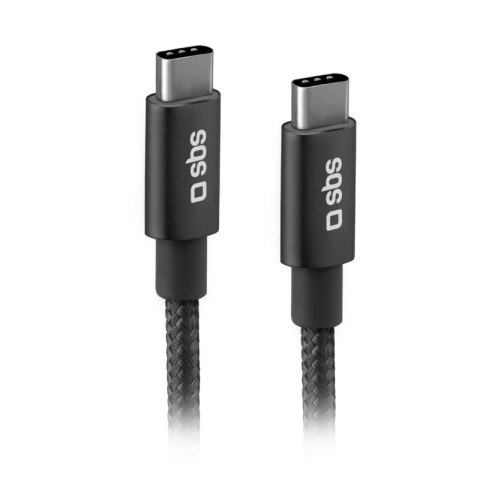 Kabel SBS TECABLETCC20BK USB-C - USB-C 25W Power Delivery 1,5m - szary SBS