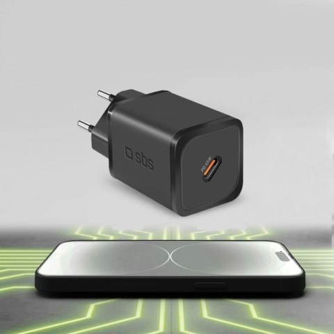 Ładowarka sieciowa SBS TETRGAN1C45W 45W GaN USB-C z Power Delivery - czarna SBS
