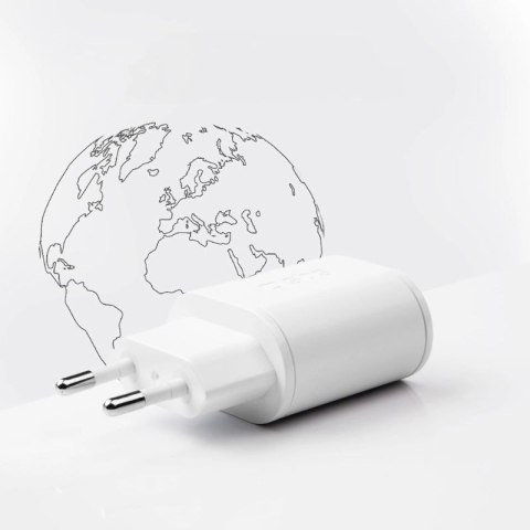 Ładowarka sieciowa SBS TETRPD20W 20W USB-A USB-C z Power Delivery - biała SBS