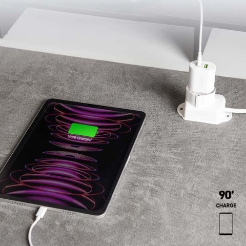 Ładowarka sieciowa SBS TETRPD20W 20W USB-A USB-C z Power Delivery - biała SBS