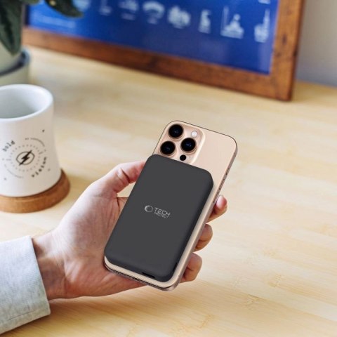 Powerbank Tech-Protect PB24 LifeMag QI2 MagSafe 10000 mAh - czarny Tech-Protect