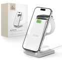 Stacja ładująca Tech-Protect QI15W-A36 3w1 dla Apple - biała Tech-Protect