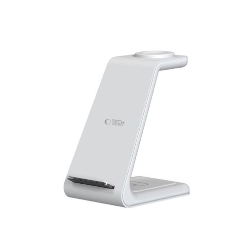 Stacja ładująca Tech-Protect QI15W-A36 3w1 dla Apple - biała Tech-Protect
