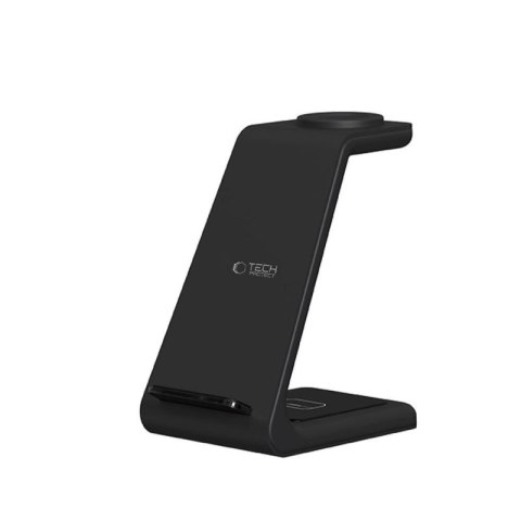 Stacja ładująca Tech-Protect QI15W-A36 3w1 dla Apple - czarna Tech-Protect