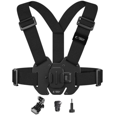 Szelki na klatkę piersiową Tech-Protect GA100 Chest Mount do GoPro / DJI - czarne Tech-Protect