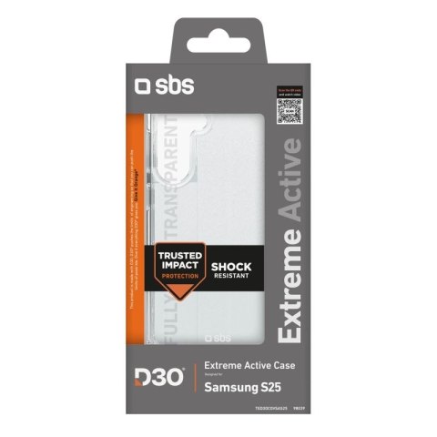 Etui SBS D3O do Samsung Galaxy S25 - przezroczyste SBS