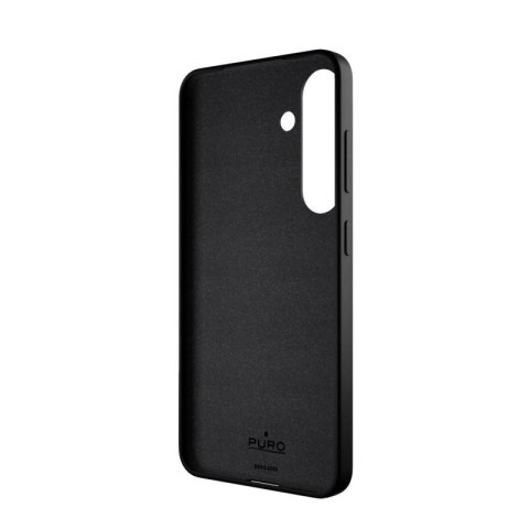 Etui silikonowe Puro Icon do Samsung Galaxy S25 - czarne Puro