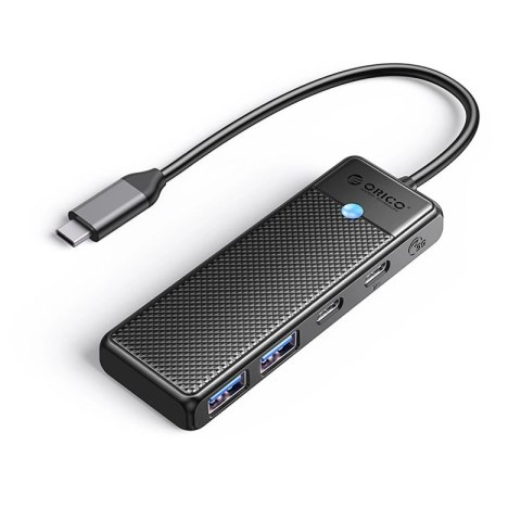 Hub USB-C Orico PAPW2AC-C3 stacja dokująca 2x USB-A 3.0 + 2x USB-C 3.0 - czarny Orico