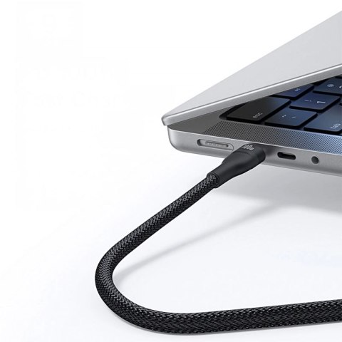 Kabel 3w1 Baseus Flash Series 3 100W USB-C - USB-C+USB-C+Lightning 1,5m + 3 x 0,25 m - czarny Baseus