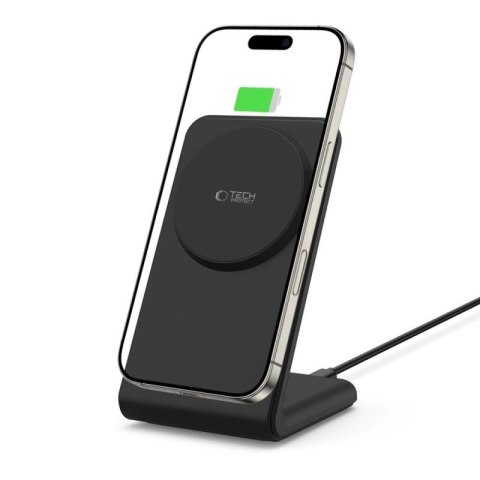 Ładowarka bezprzewodowa Tech-Protect QI15W-A38 MagSafe - czarna Tech-Protect