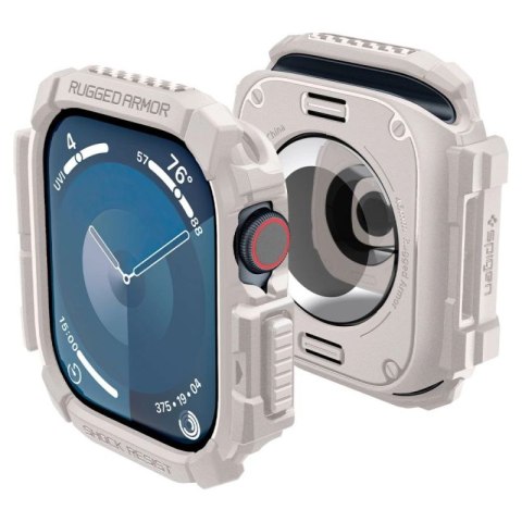 Pasek Spigen Rugged Armor na Apple Watch 10 46mm - beżowy Spigen