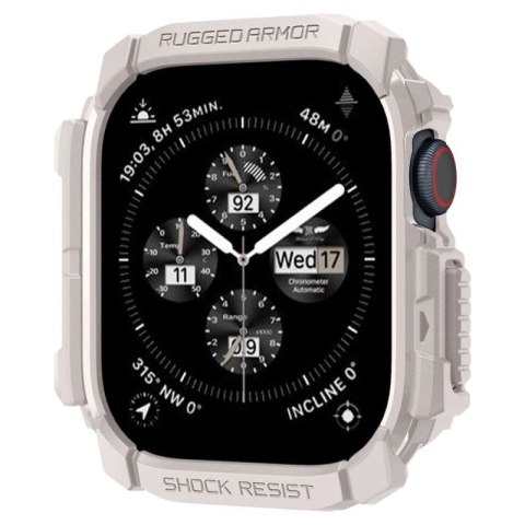 Pasek Spigen Rugged Armor na Apple Watch 10 46mm - beżowy Spigen