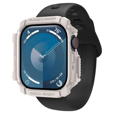 Pasek Spigen Rugged Armor na Apple Watch 10 46mm - beżowy Spigen