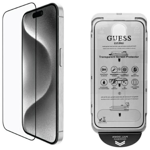 Szkło hartowane Guess Screen Protector 2.5D Outline na iPhone 16 Guess