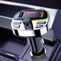 Transmiter Dudao R2PRO+ z portami ładowania PD25W Bluetooth 5.3 RGB - czarno-srebrny Dudao