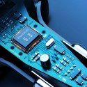 Transmiter Dudao R2PRO+ z portami ładowania PD25W Bluetooth 5.3 RGB - czarno-srebrny Dudao