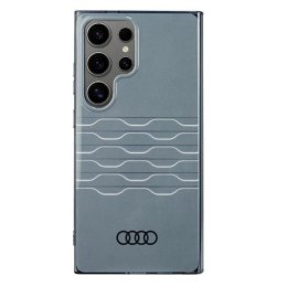 Etui Audi IML Geometric Pattern Case na Samsung Galaxy S24 Ultra - szare Audi