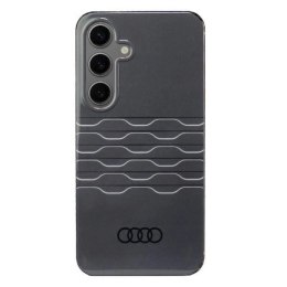 Etui Audi IML Geometric Pattern Case na Samsung Galaxy S24 - czarne Audi