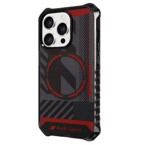 Etui Audi IML Sport MagSafe Case na iPhone 15 Pro 6.1" - czarne Audi