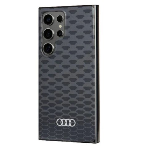 Etui Audi IML Stitching Pattern MagSafe Case na Samsung Galaxy S24 Ultra - czarne Audi
