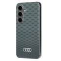 Etui Audi IML Stitching Pattern MagSafe Case na Samsung Galaxy S24 - szare Audi
