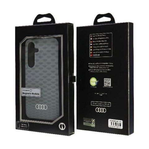 Etui Audi IML Stitching Pattern MagSafe Case na Samsung Galaxy S24 - szare Audi