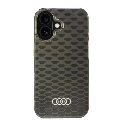 Etui Audi IML Stitching Pattern MagSafe na iPhone 16 6.1" - czarne Audi