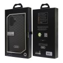 Etui Audi IML Stitching Pattern MagSafe na iPhone 16 6.1" - czarne Audi
