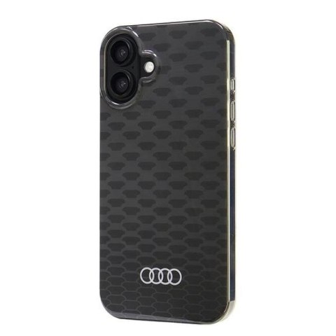 Etui Audi IML Stitching Pattern MagSafe na iPhone 16 Plus 6.7" - czarne Audi