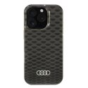 Etui Audi IML Stitching Pattern MagSafe na iPhone 16 Pro 6.3" - czarne Audi