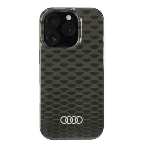 Etui Audi IML Stitching Pattern MagSafe na iPhone 16 Pro 6.3" - czarne Audi