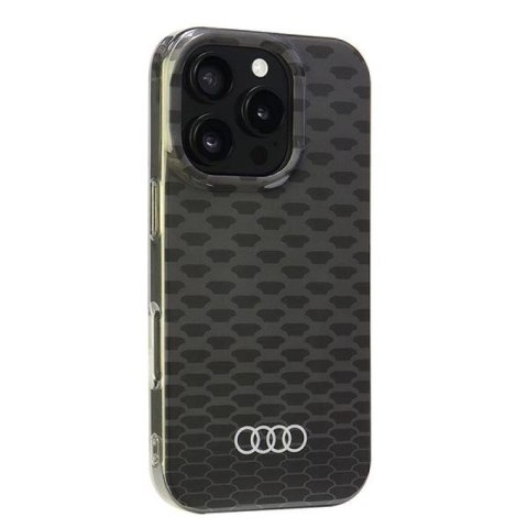 Etui Audi IML Stitching Pattern MagSafe na iPhone 16 Pro 6.3" - czarne Audi