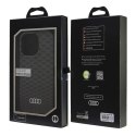 Etui Audi IML Stitching Pattern MagSafe na iPhone 16 Pro 6.3" - czarne Audi