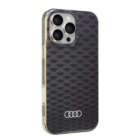 Etui Audi IML Stitching Pattern MagSafe na iPhone 16 Pro Max 6.9" - czarne Audi