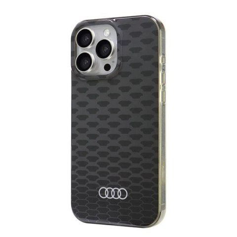Etui Audi IML Stitching Pattern MagSafe na iPhone 16 Pro Max 6.9" - czarne Audi