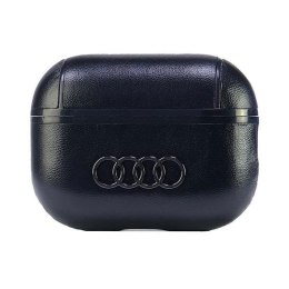 Etui Audi Leather Big Logo na AirPods Pro 2 - czarne Audi
